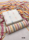Dark White Colour LV New Designer Cotton Daily Wear Dress Material Collection LV5138